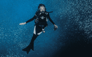 brainwaves cognition deep sea diving
