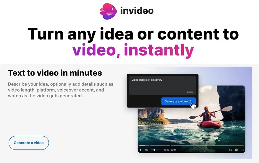 invideo ai video editing