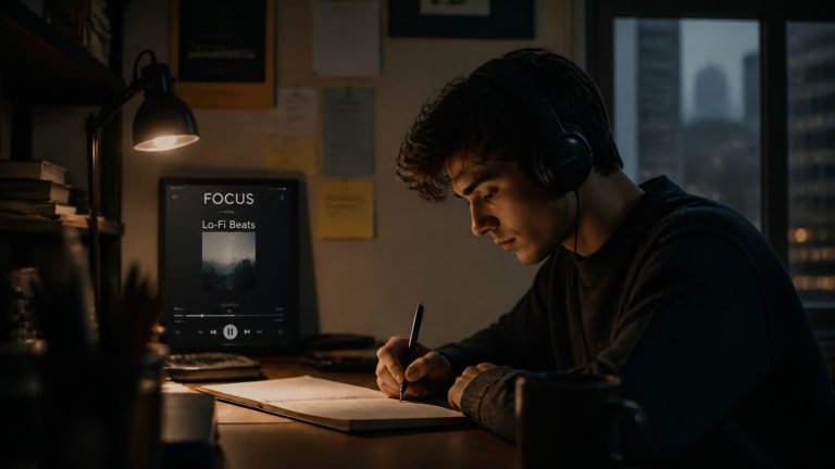 background music improves focus