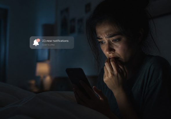 phone notification anxiety impairs focus