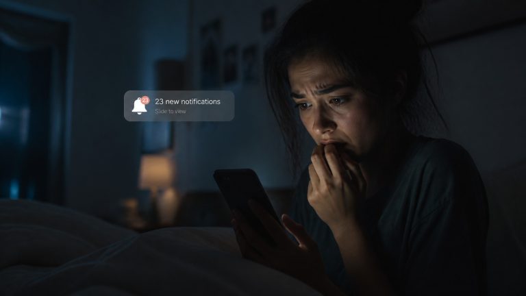 phone notification anxiety impairs focus