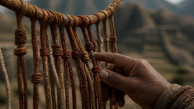 knotted-string records inca quipu memory